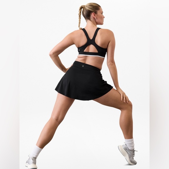 NWT Athleta Ace Advantage 13 1/2 Black Skort Size Large - Picture 3 of 8